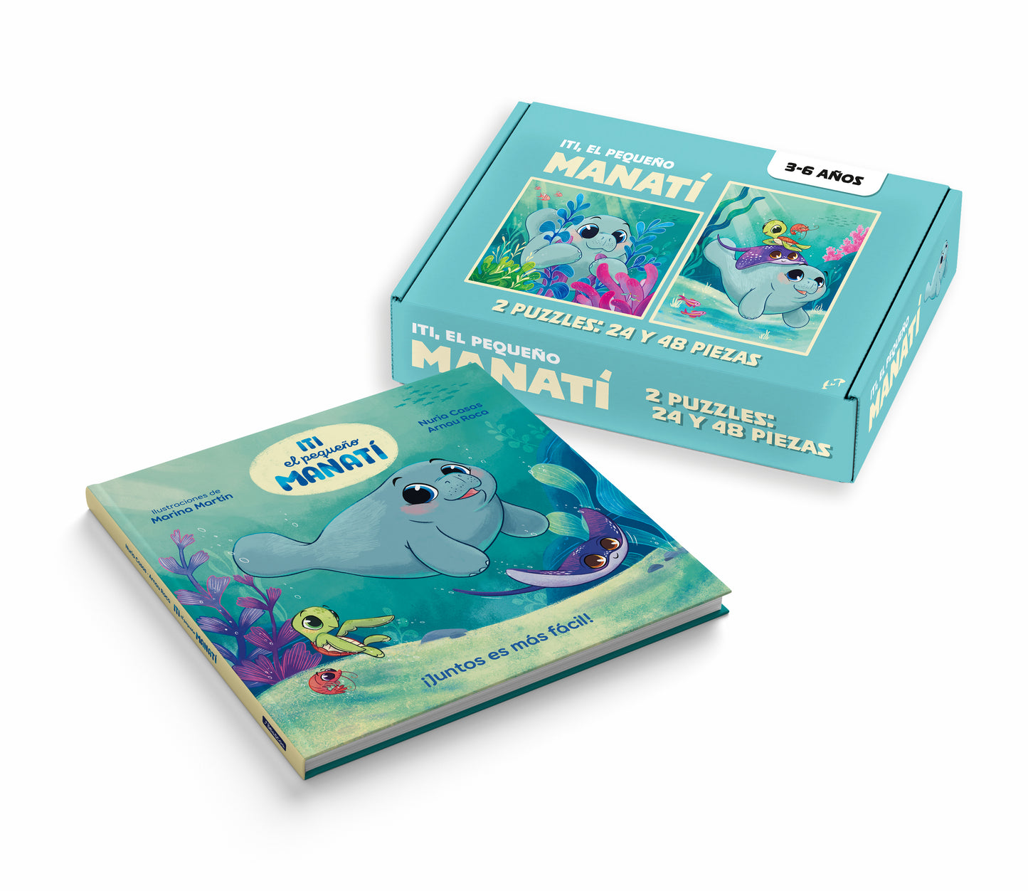 Pack Puzzle + Libro Iti en Castellano